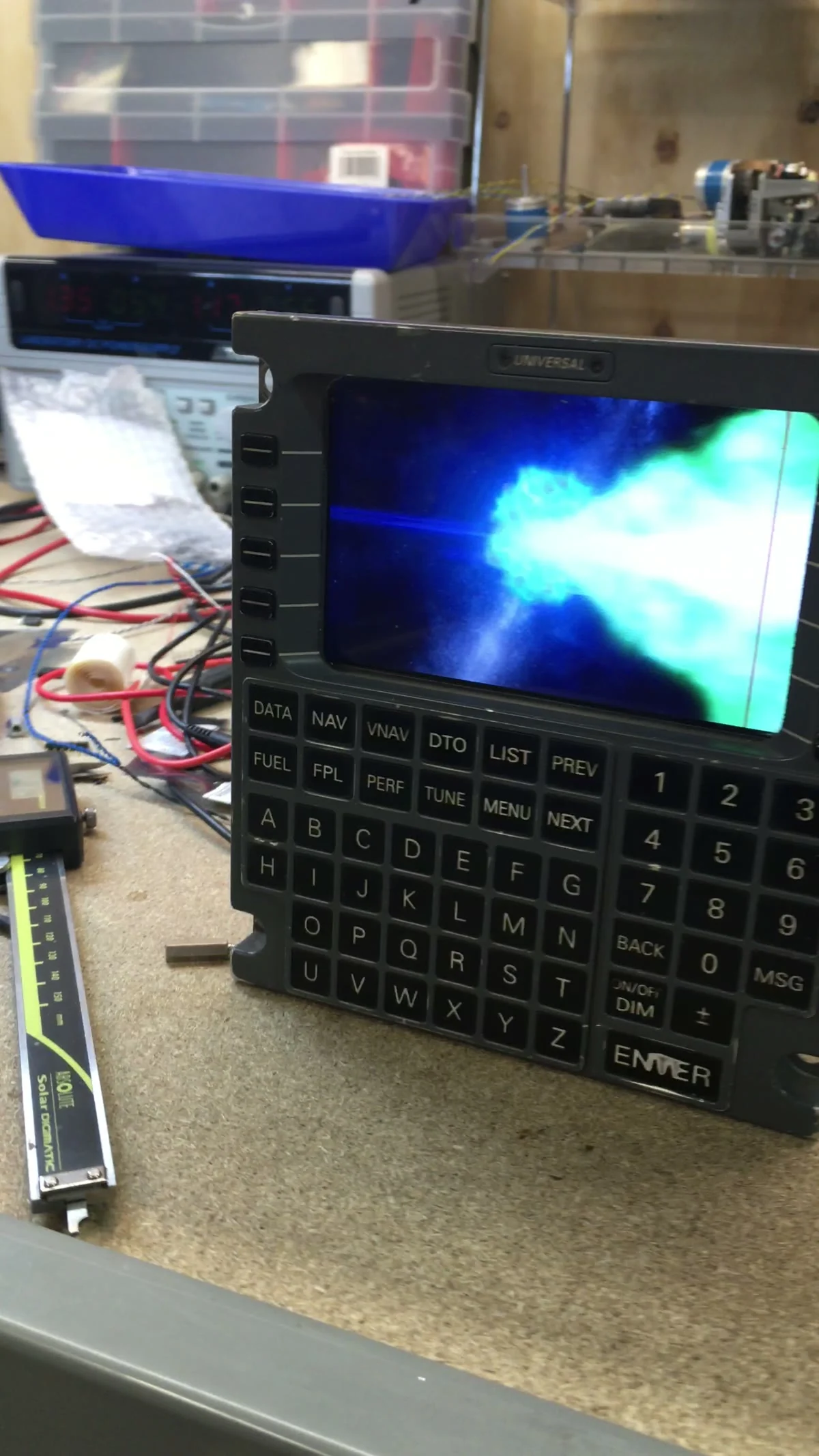 Video still: Electronics, Screens & Development Tests